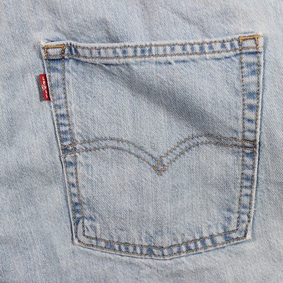 Levi’s Shortalls Womens Small Light Wash Denim 52333 Adjustable Missing Buckle - Picture 4 of 8